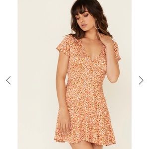 Idyllwind Orange Floral Dress | Idyllwind Skater Dress